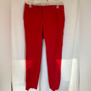 Tommy Hilfiger Red Denim Skinny Jeans Women’s 8 Madison Stretch Slim